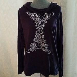 Comfortable purple hoodie