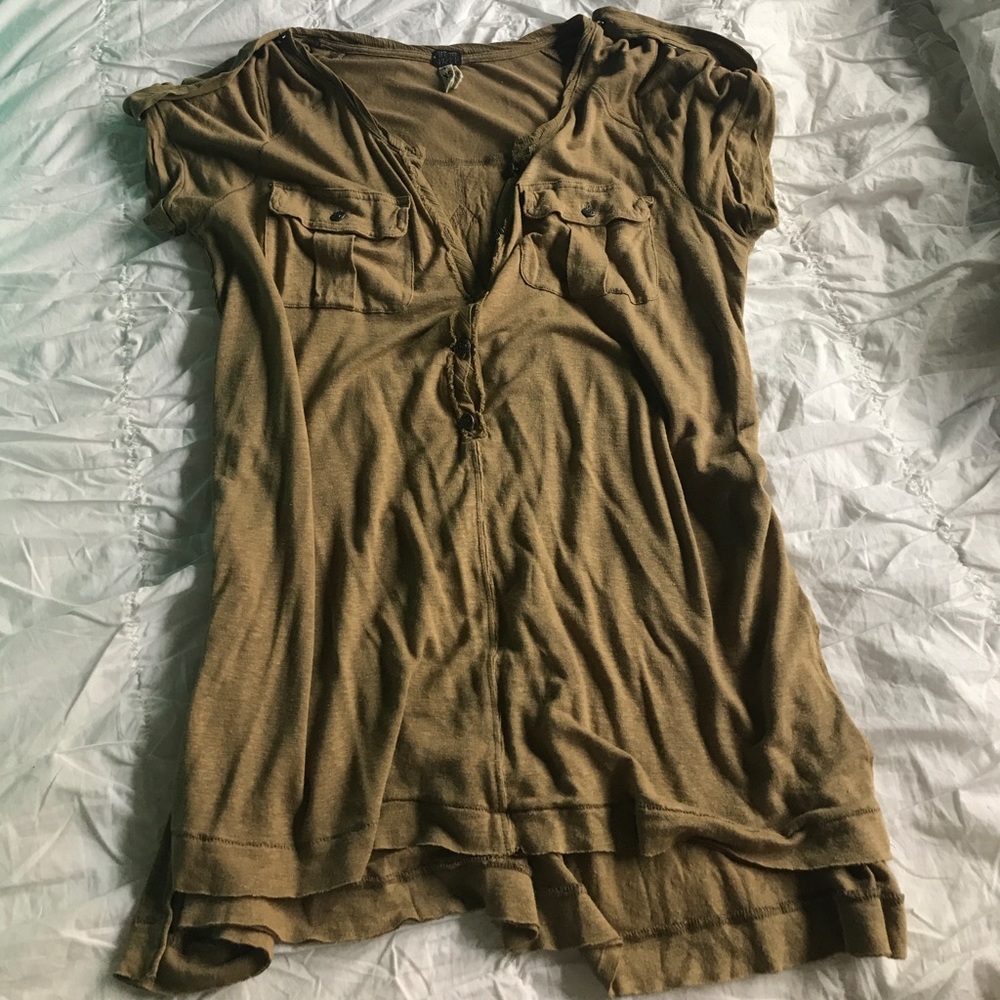 Free People Tunic Style Tee