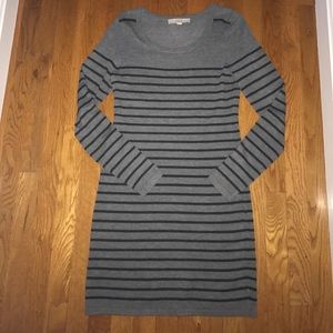 LOFT gray sweater dress