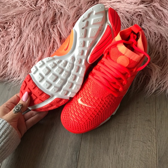 NWT Nike Air Presto Flyknit Ultra mango - Picture 6 of 8