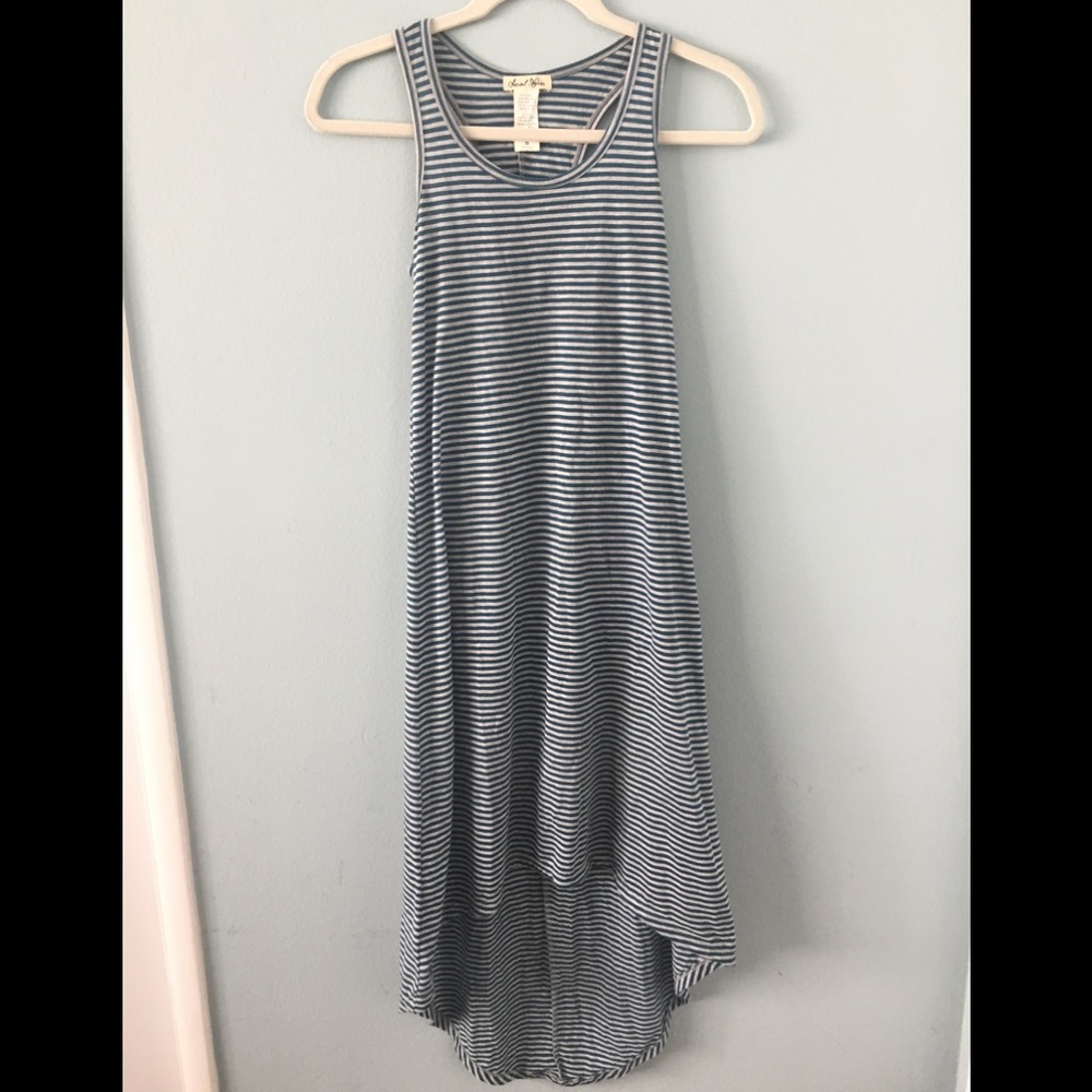 Long high low maxi dress