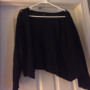 Torrid Size 4 Black 3/4 Sleeve Shrug