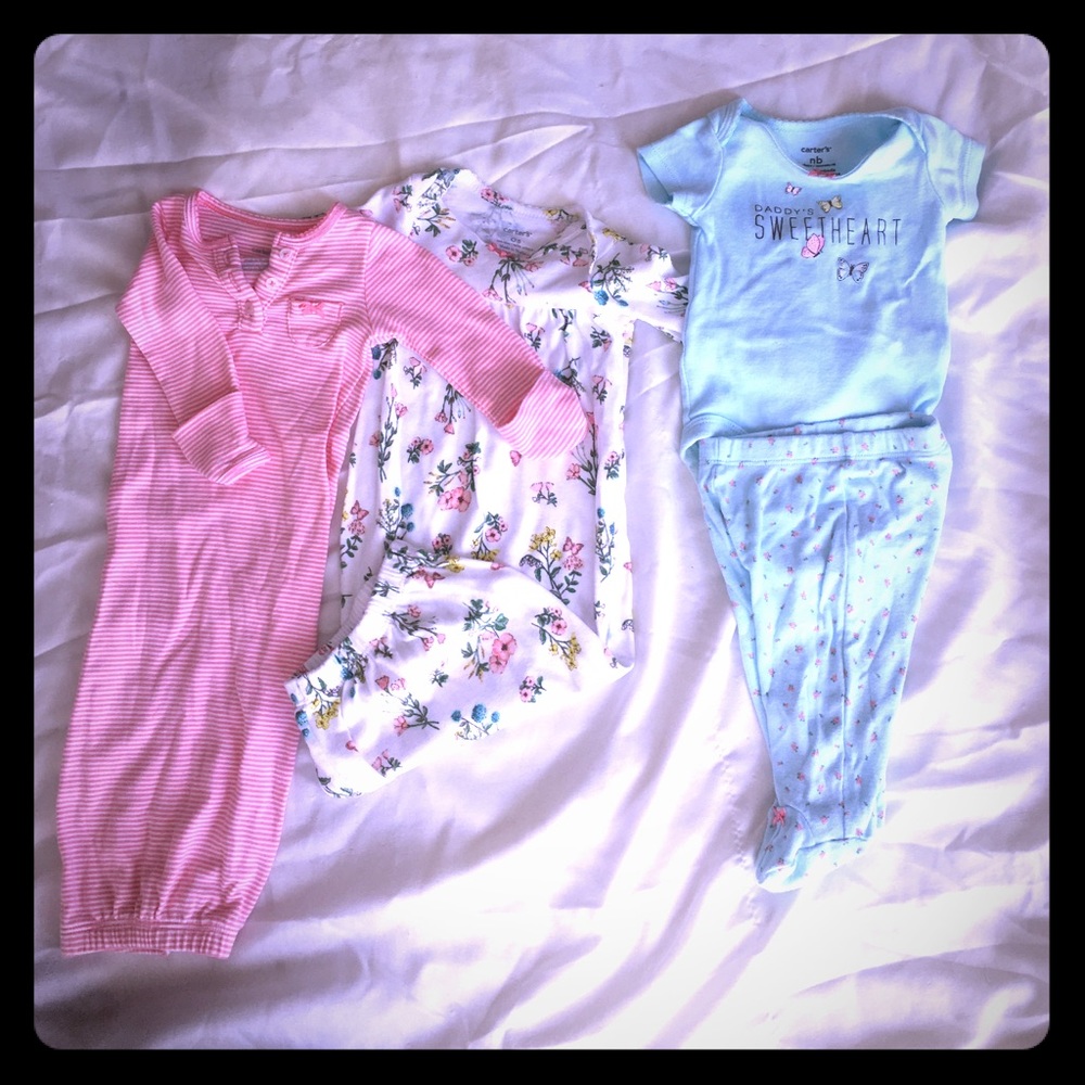 Carters pajamas lot