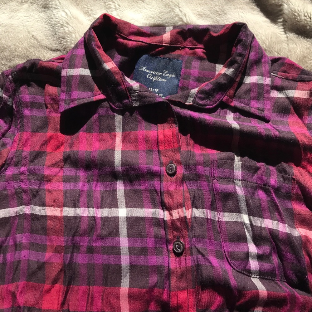 american eagle button down