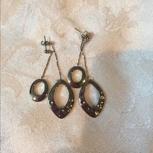 Silver earrings