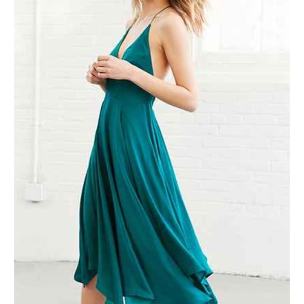 Kimchi blue vida satin midi dress