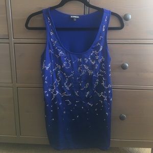 Express sequined tank