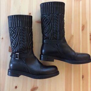 Aquatalia weatherproof moto boots size 6