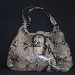 Coach Madison Maggie Snake Skin F17419 Excellent