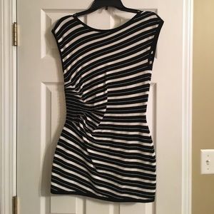 White House Black Market Rusched Sweater Tunic