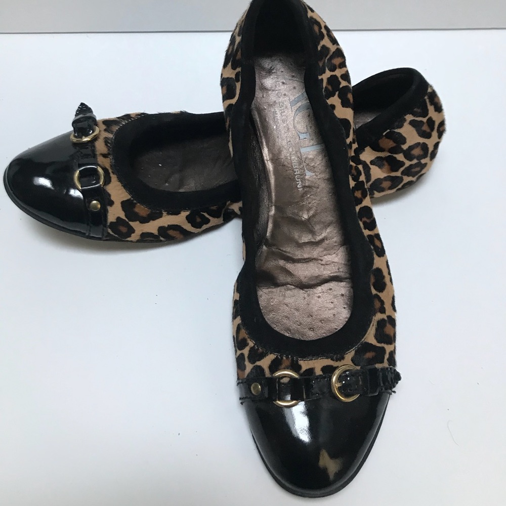Leopard Print AGL Ballet Flats