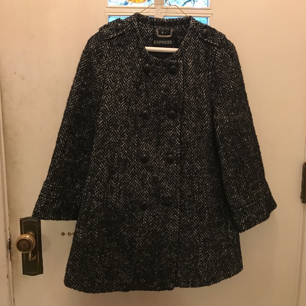NWOT Express Swing Peacoat