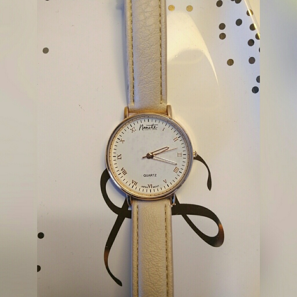 NWOT - Nanette Lepore Rose Gold watch