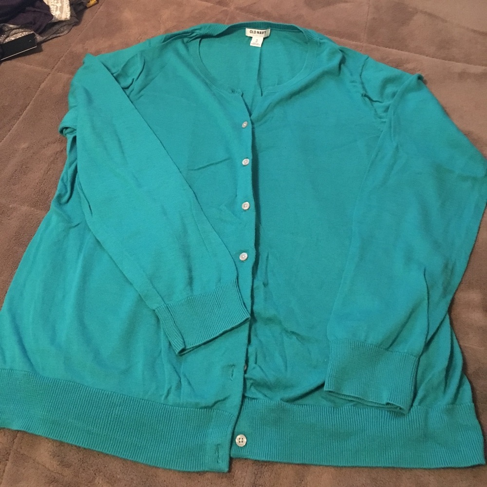 Teal Cardigan