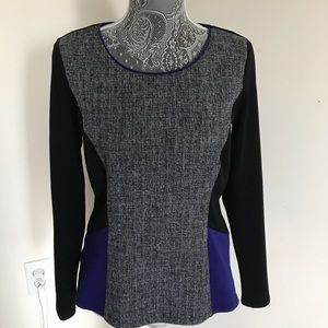 Ann Taylor geometric blouse