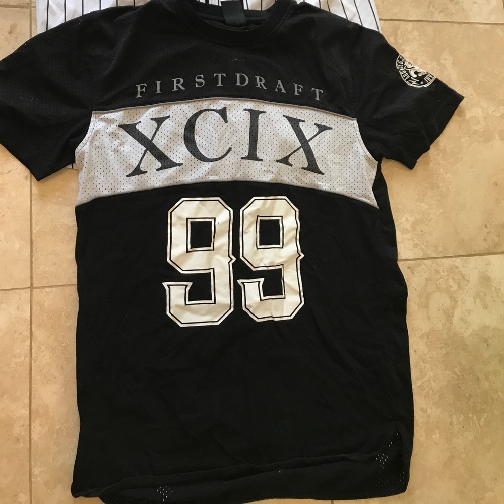 First draft jersey style shirt