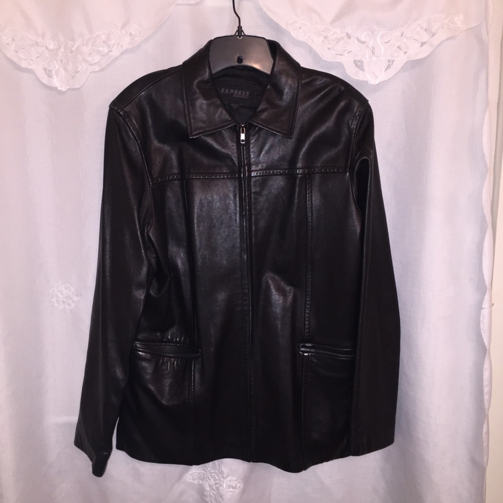 Leather jacket