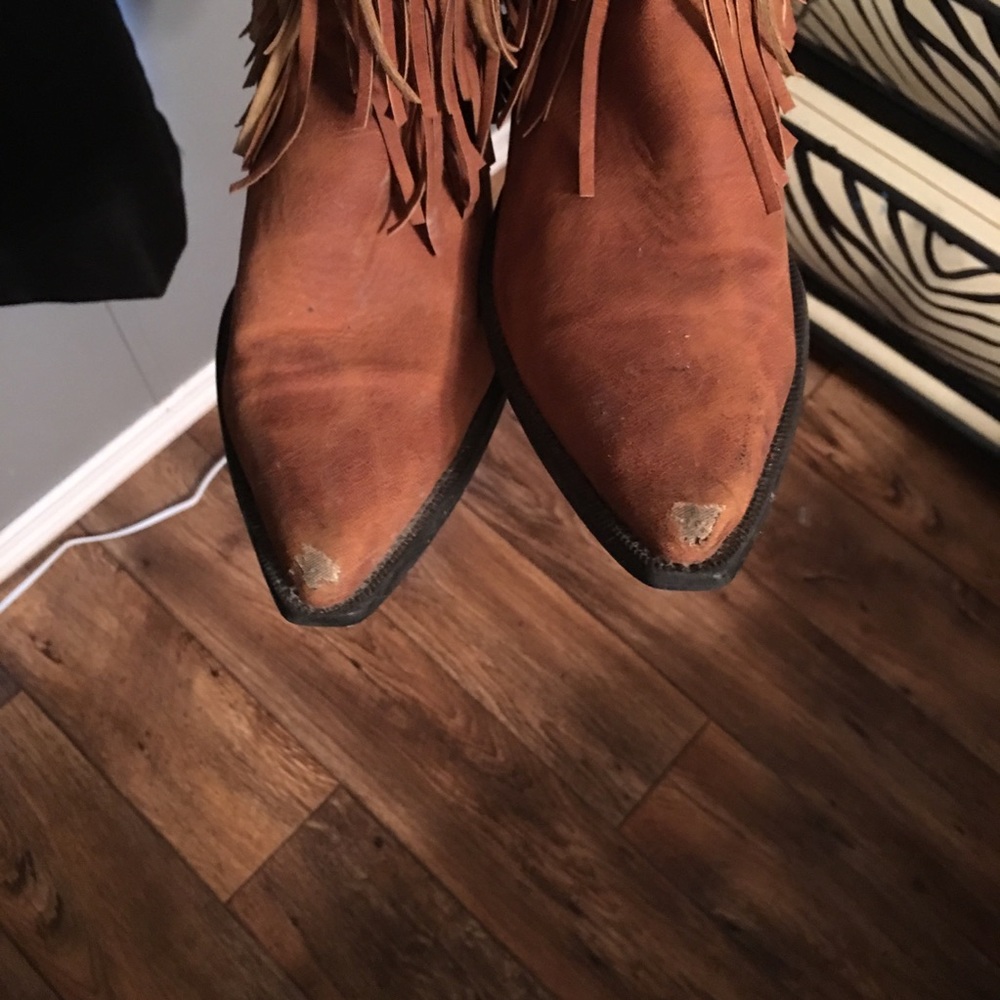 Fringe Cowboy Boots