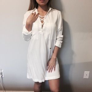 Lulus lace up dress