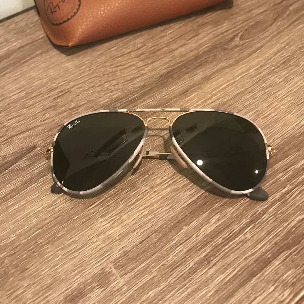 Ray ban Full Color Aviator- white camo