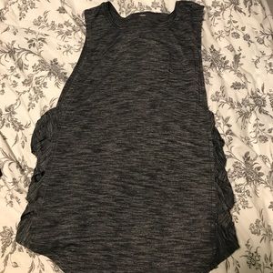 lululemon muscle tank with cut out sides
