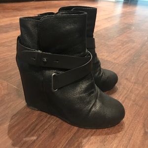 Wedge booties