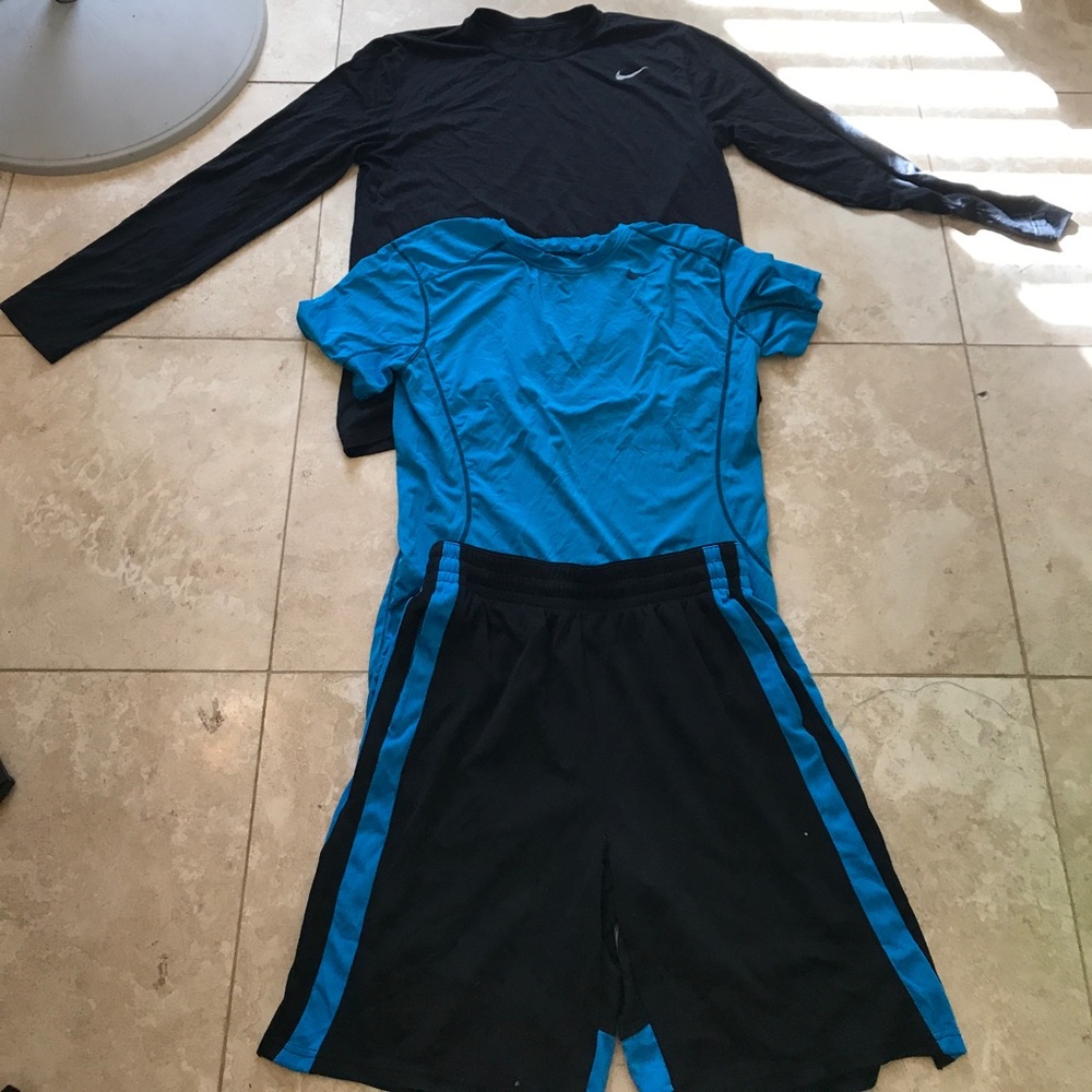 Men's workout bundle Nike and champs brand