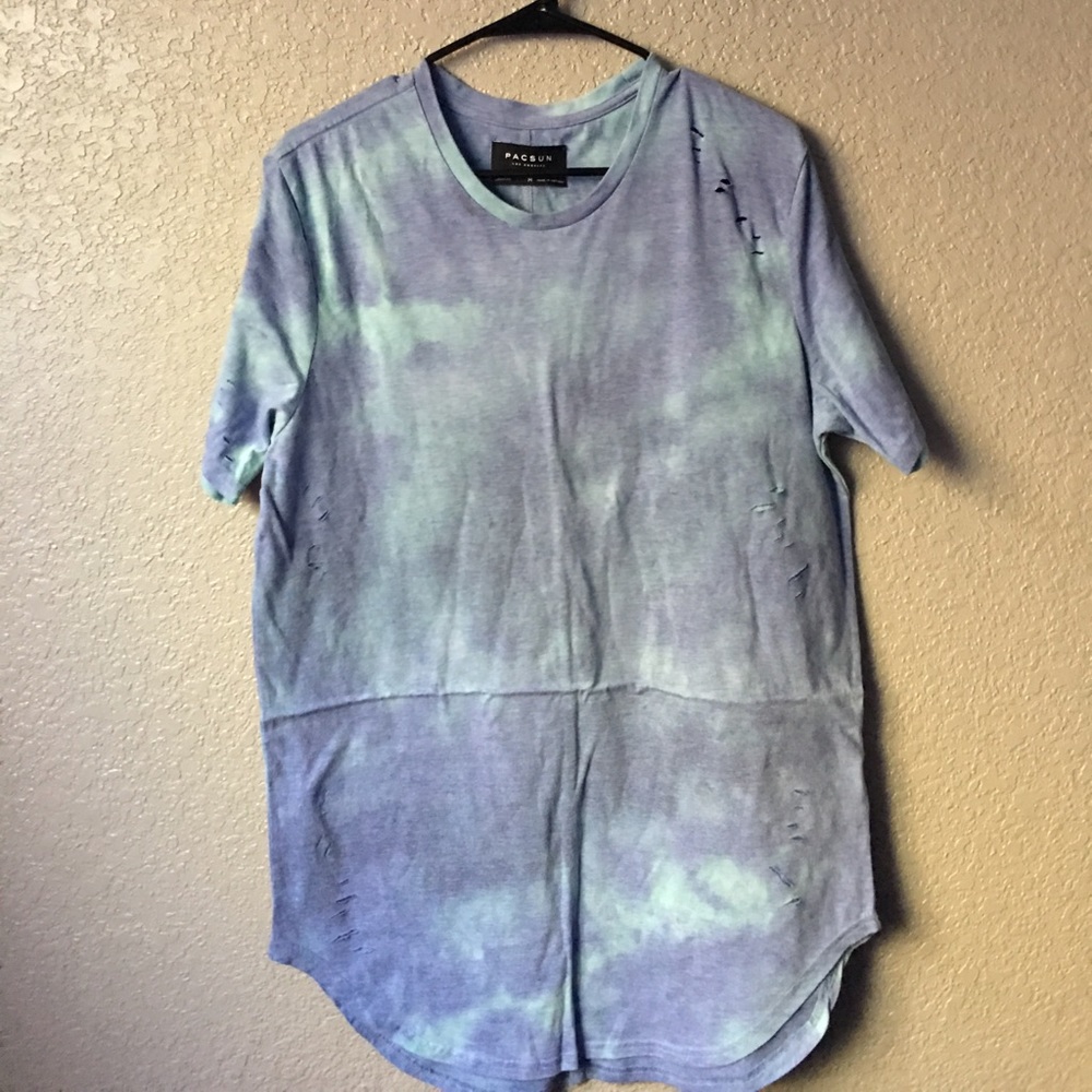 tye tee from pacsun ( DISTRESSED)
