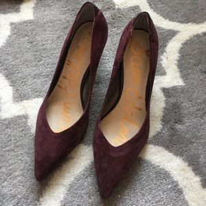 Sam Edelman Plum pointed pumps
