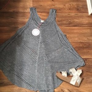 Flowy knit blouse