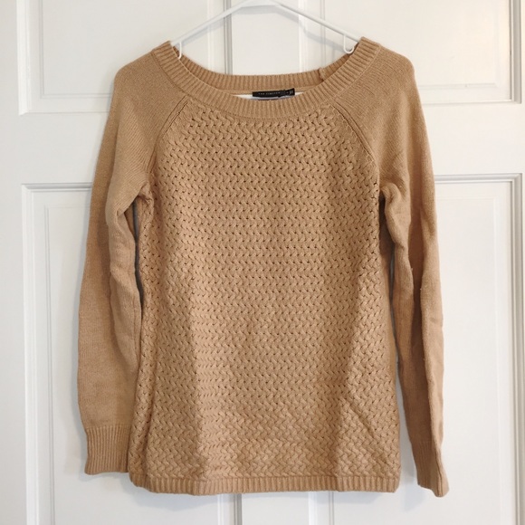 The Limited Sweaters - The Limited Tan Camel Sweater