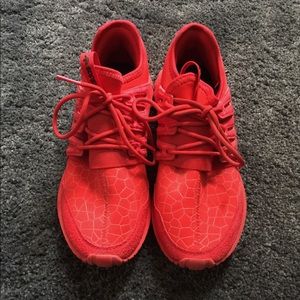 Red Adidas Tubulars