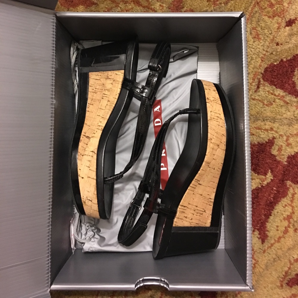 Prada Navarro Lux platform sandal