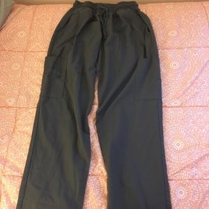 Gray scrub pants