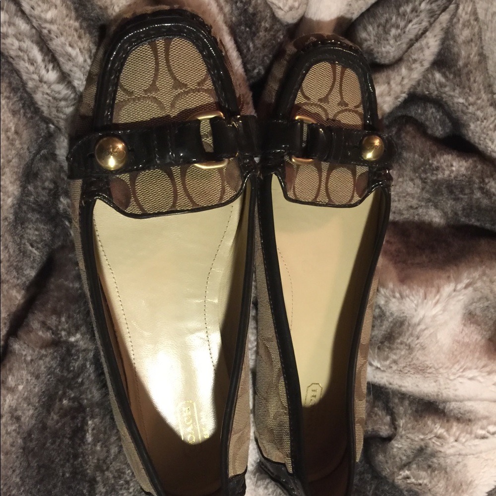 Coach signature C loafers size 11