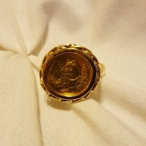 Panda Ring 14k gold Size 8