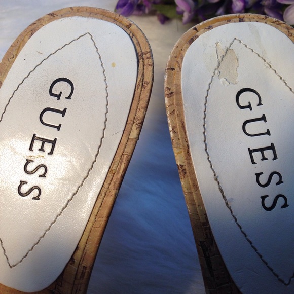 Guess Cork Heeled Sandals - Picture 3 of 8
