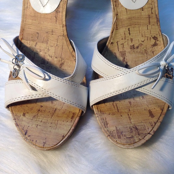 Guess Cork Heeled Sandals - Picture 5 of 8