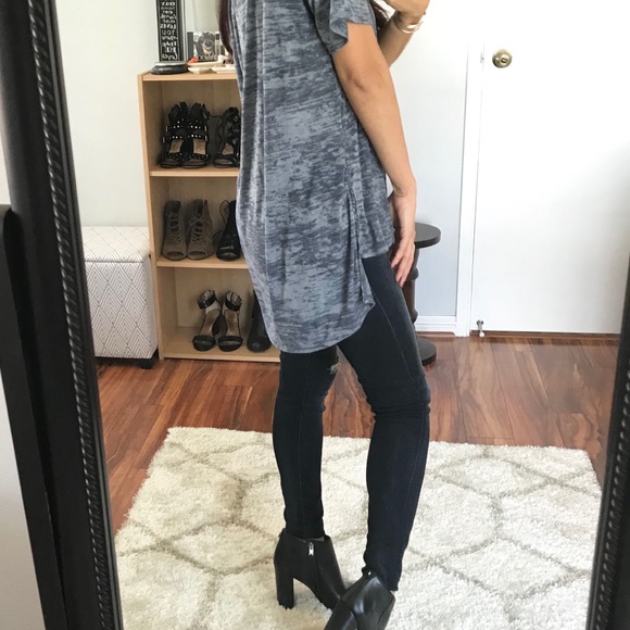 ▪️SALE • LAST 1 • Bijou Boyfriend Tee - Charcoal - Picture 4 of 4