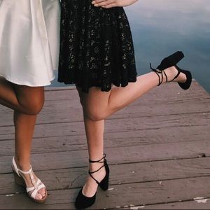 Black heels