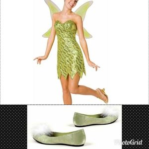 Tinkerbell costume and shoes