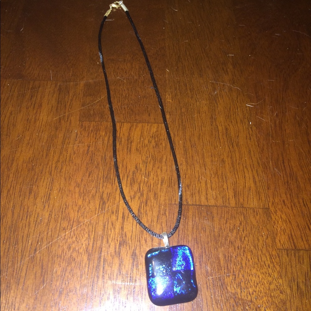 Blue Pendant Necklace