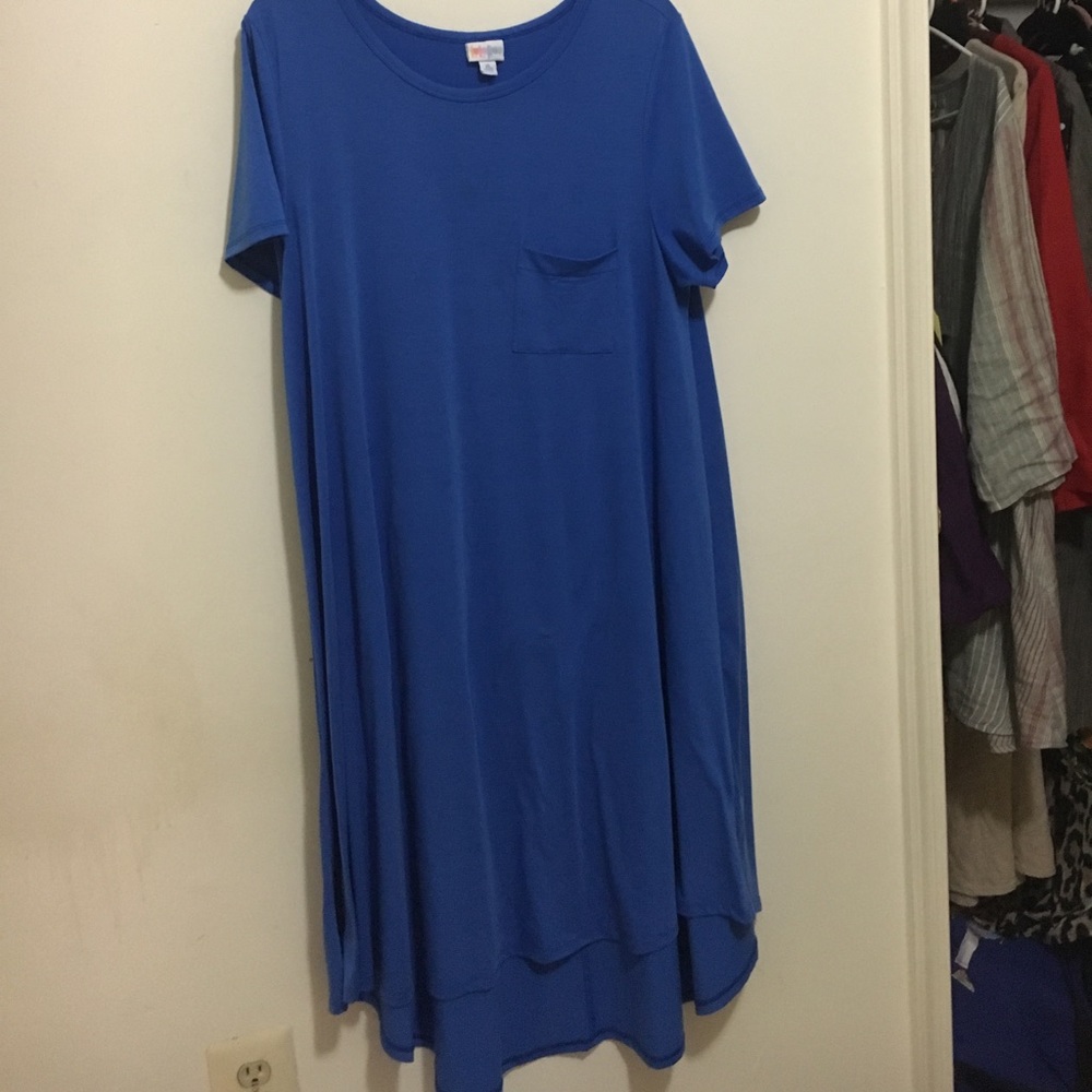 Lularoe blue Carly- stained