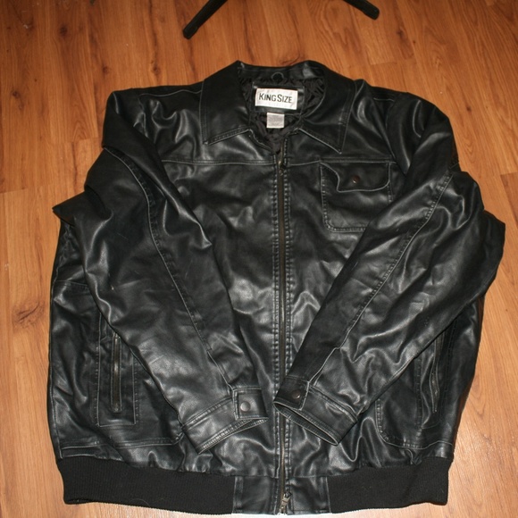 king size leather jacket