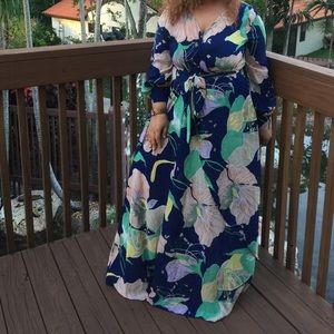 Floral Print Maxi Dress