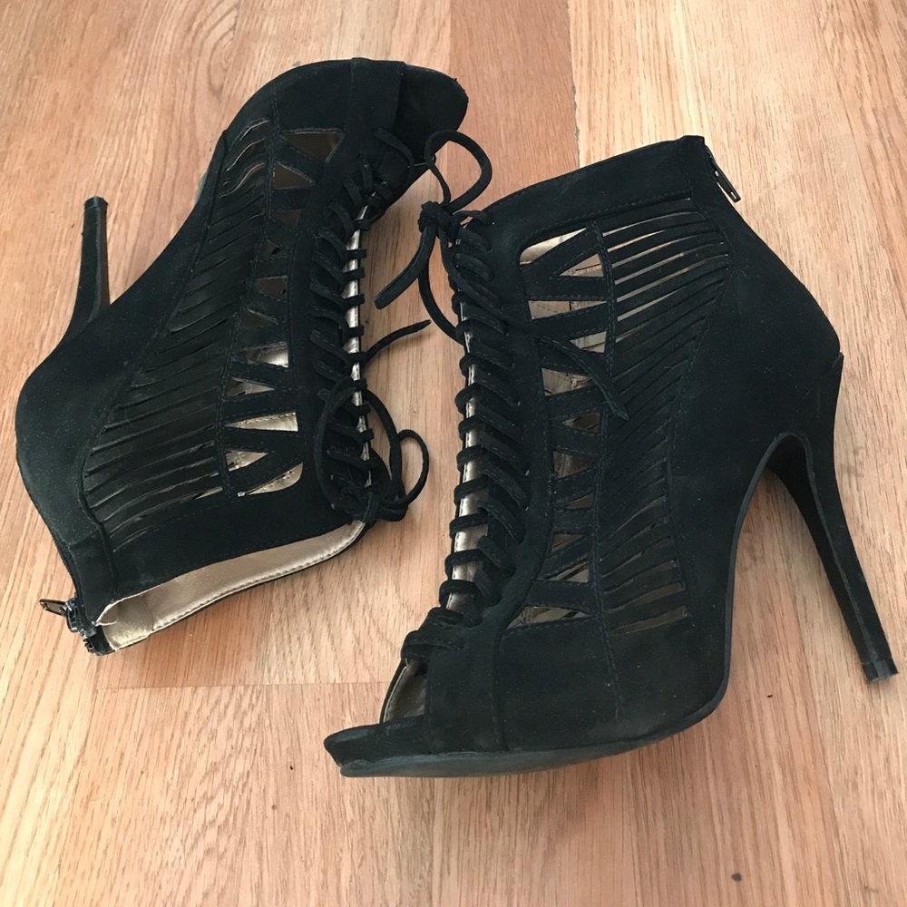 Black high heels
