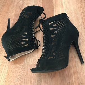 Black high heels