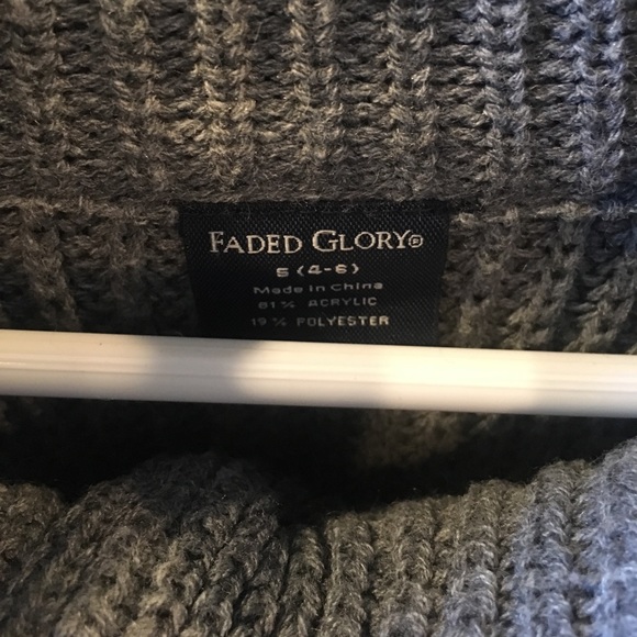 Grey Oversized Button Cardigan - Picture 3 of 4