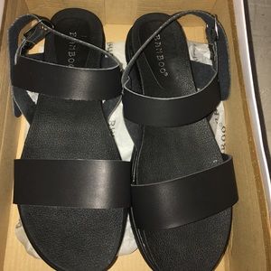 Black sandals