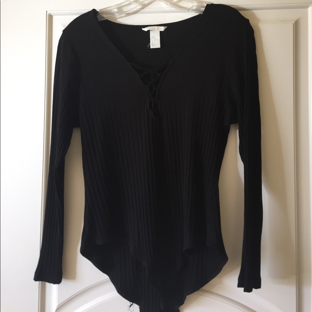 H&M Black bodysuit